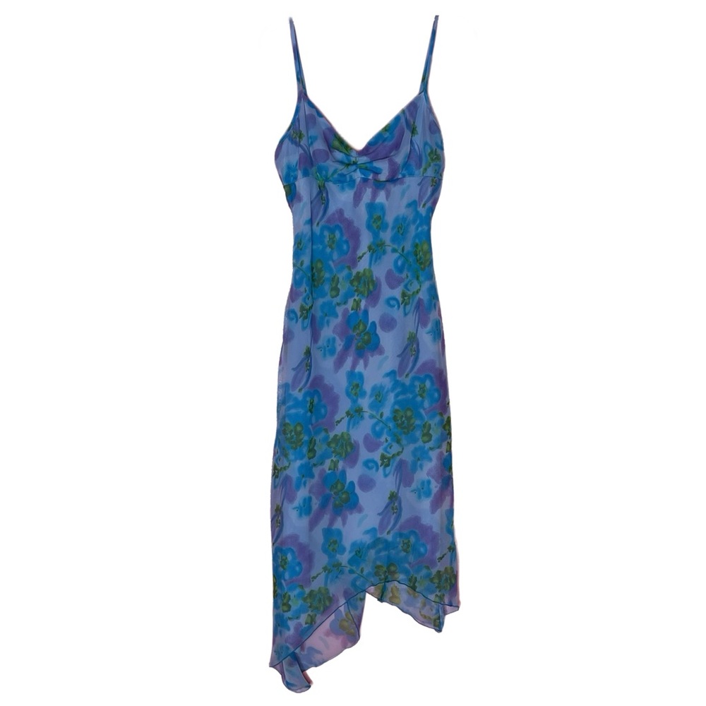 Vintage floral midi dress